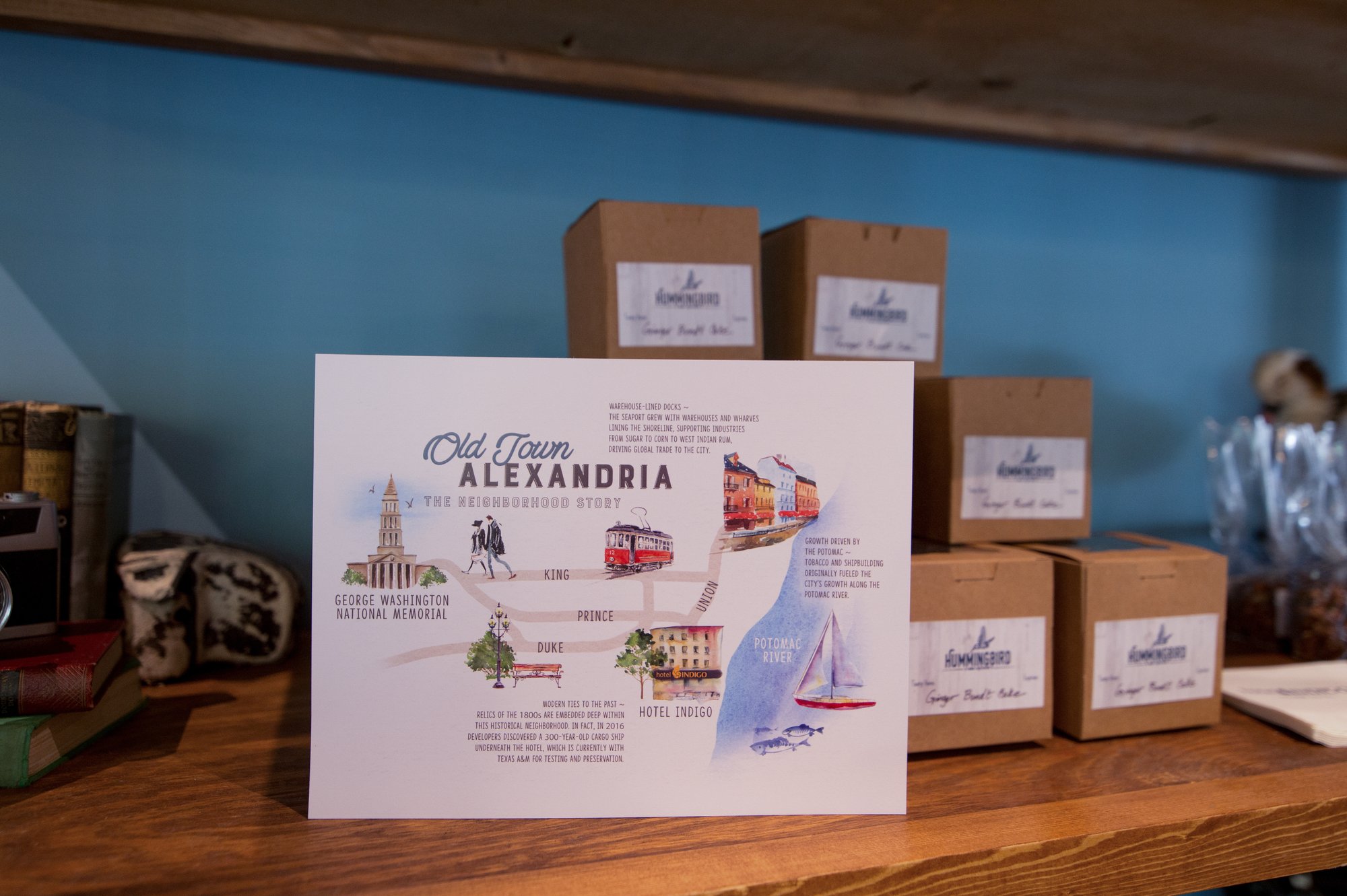 Old Town Alexandria poster created for IHG executive leadership event. 