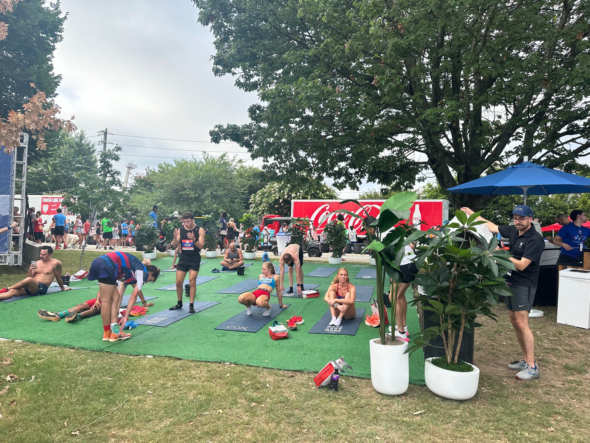 Image of participants during Cox's Peachtree Road Race sponsorship event. Image of participants during Cox's Peachtree Road Race sponsorship event.