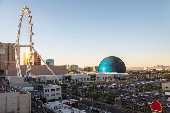 The Sphere at Sunset